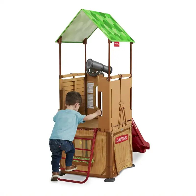 Folding Treetop Climber Playset with Slide, for Kids and Toddlers, Ages 2-5 yea image 4