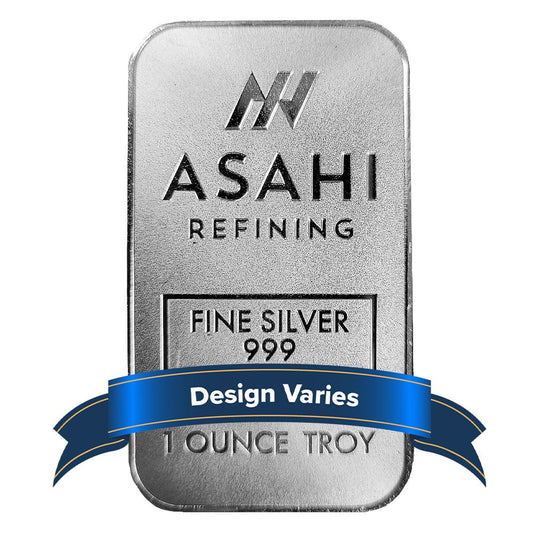 1 oz Asahi Silver Bar .999 Fine image 0