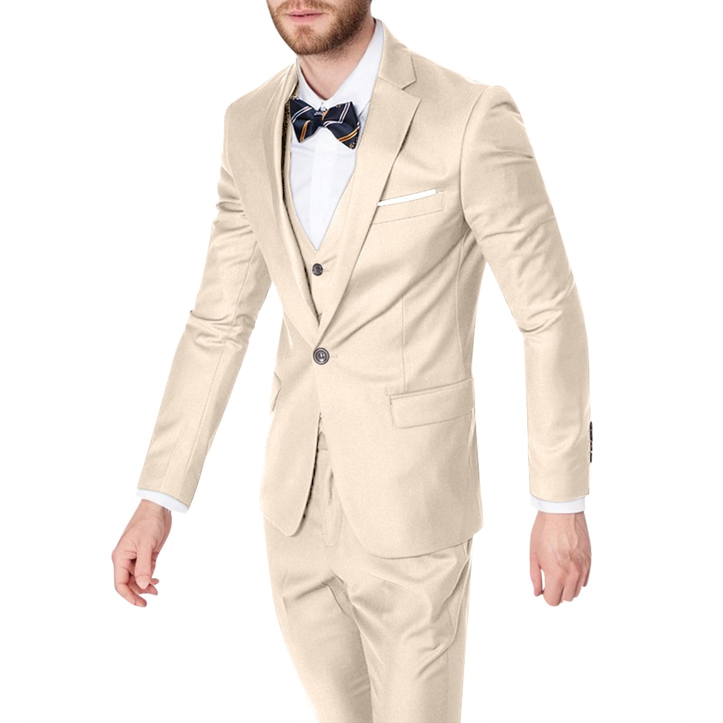 Men Elegant Suits For Wedding 2 Pieces 2 Set Jackets Vest Pants Luxury Classic  image 6