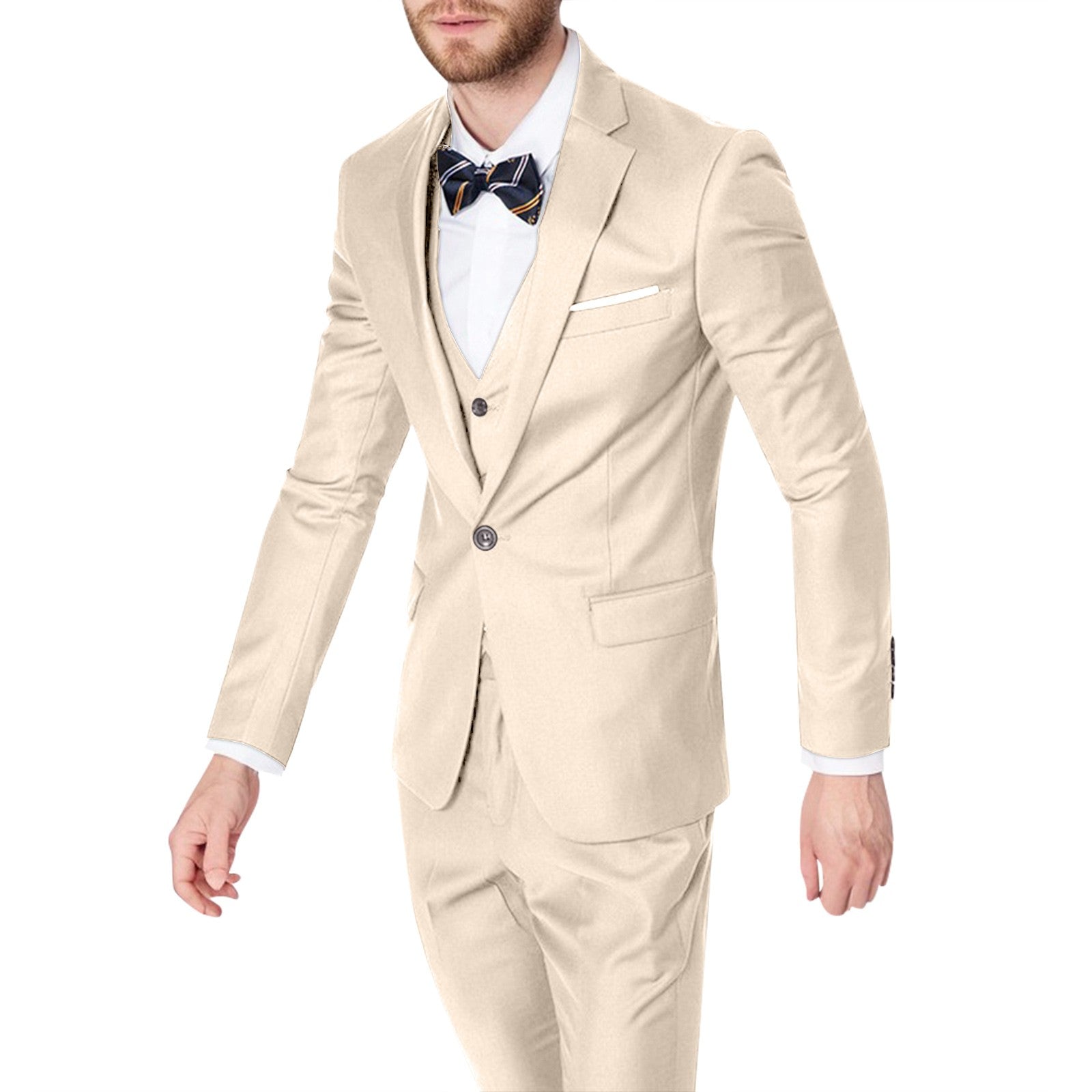 Men Elegant Suits For Wedding 2 Pieces 2 Set Jackets Vest Pants Luxury Classic  image 6