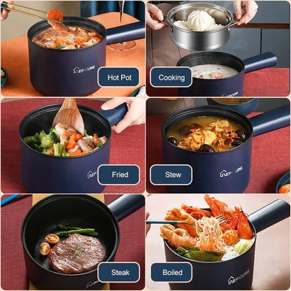 Multi-function Mini Cooker Non-stick Pan Single/Double Layer Electric Cooking M image 6