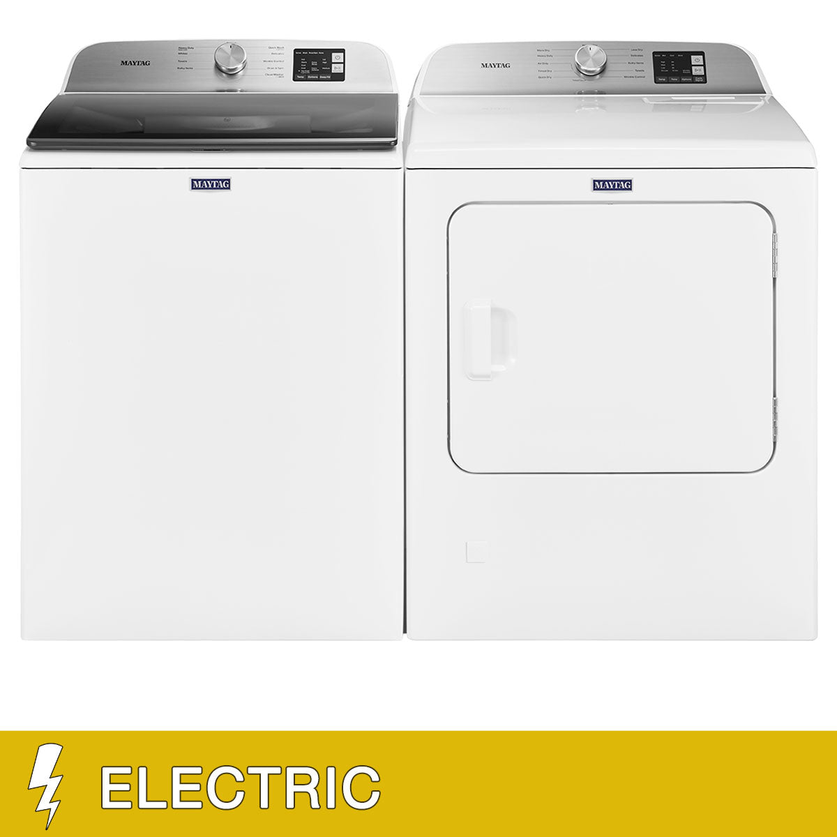 Maytag 4.8 cu. ft. Washer and 7.0 cu. ft. ELECTRIC Dryer with Deep Fill image 1