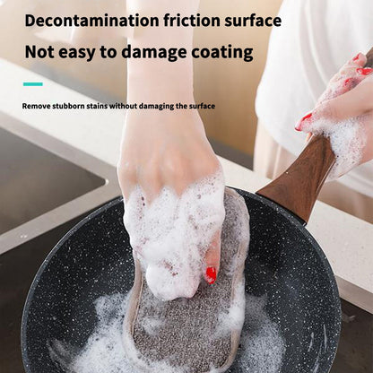 Reusable Double-Sided Scrub Dish Washable Sponge Microfiber Scouring Sponge Kit image 7