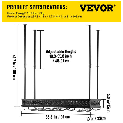 VEVOR Metal Wine Glass Rack Upside Down Ceiling Hanging Goblet Glass Cup Holder image 4