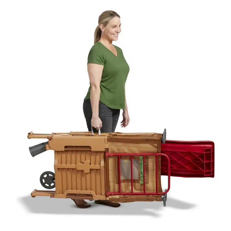 Folding Treetop Climber Playset with Slide, for Kids and Toddlers, Ages 2-5 yea image 3