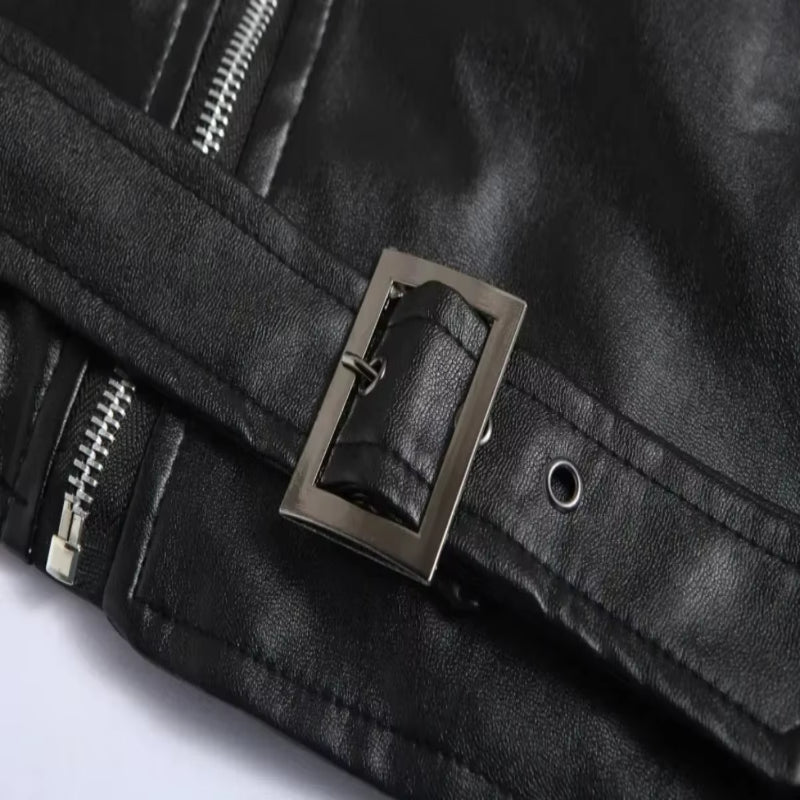 2024 The Latest Men's Leather Vest Men's Motorcycle Jacket Men Vest Biker image 4