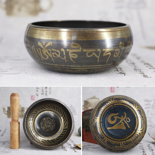 Tibetan Chime Singing Bowl Striker Handmade Buddha Yoga Meditation Sound Yoga M