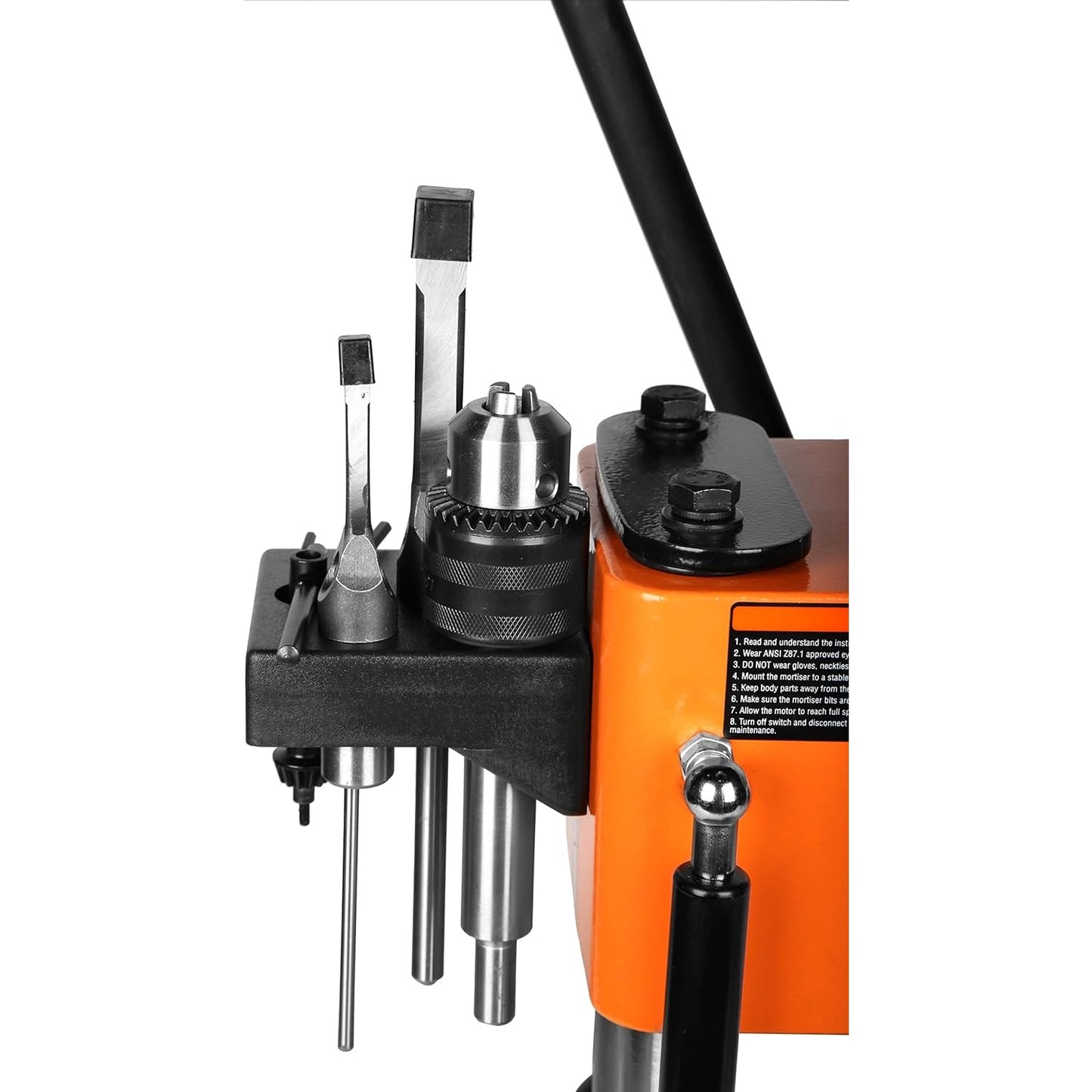 WEN Bench Mortiser, 5-Amp Cast Iron with Chisel Bit Set (43013) image 4