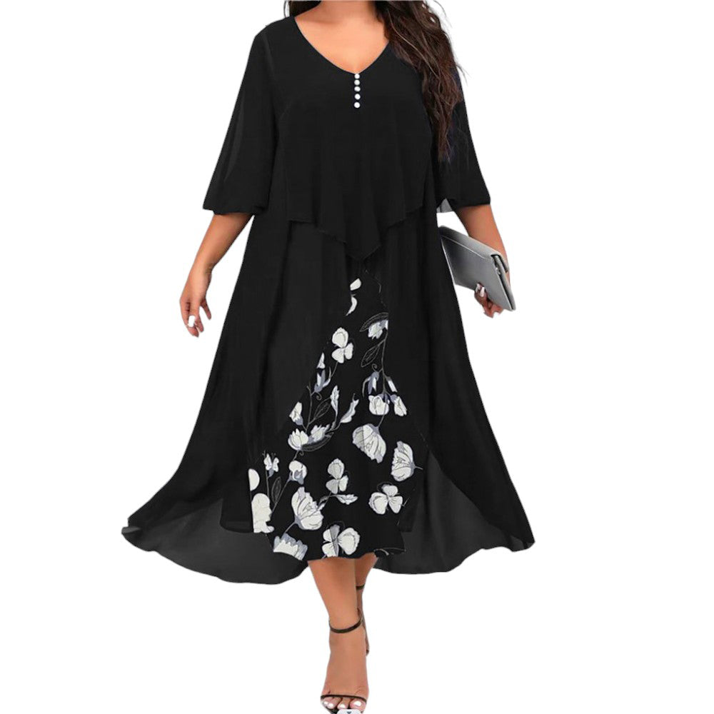 Oversized Long Dress for Women Clothing 2024 Summer Plus Size Elegant Vestidos  image 3