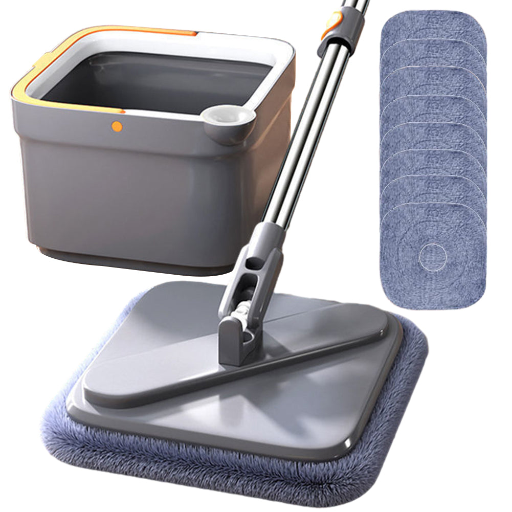 Household Cleaning Mop Water Separation Microfiber Hand-Free Lazy Squeeze Mop w image 3