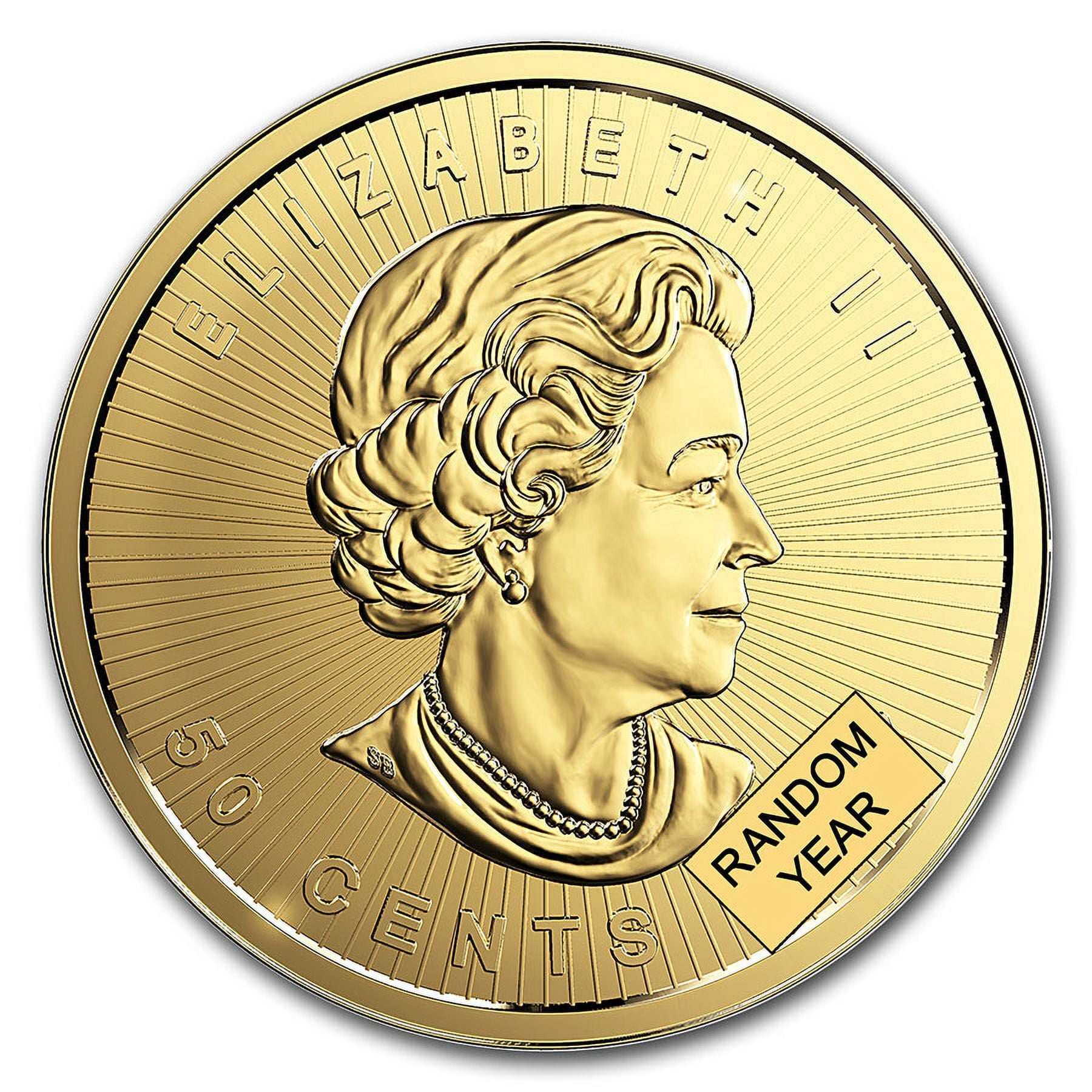 1 gram Gold Maple Leaf - Maplegram 25™ (Random Year) BU image 1