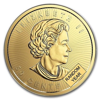 1 gram Gold Maple Leaf - Maplegram 25™ (Random Year) BU image 1