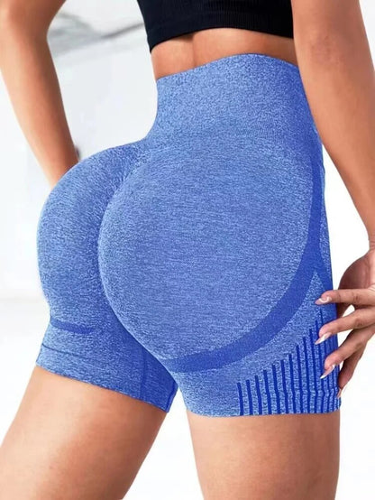 Women Yoga Shorts High Waist Workout Shorts Fitness Yoga Lift Butt Fitness Ladi image 1