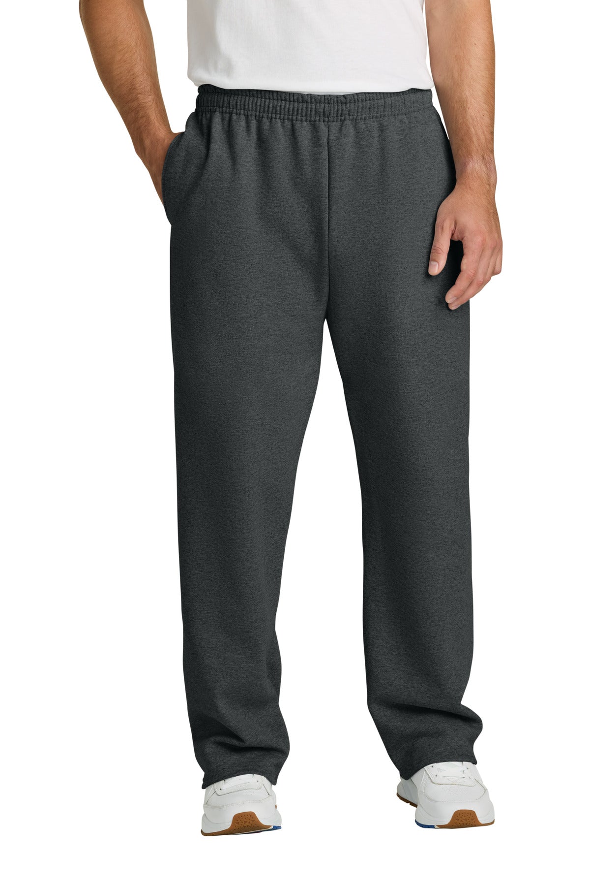 Jerzees NuBlend Open Bottom Pant with Pockets. 974MP