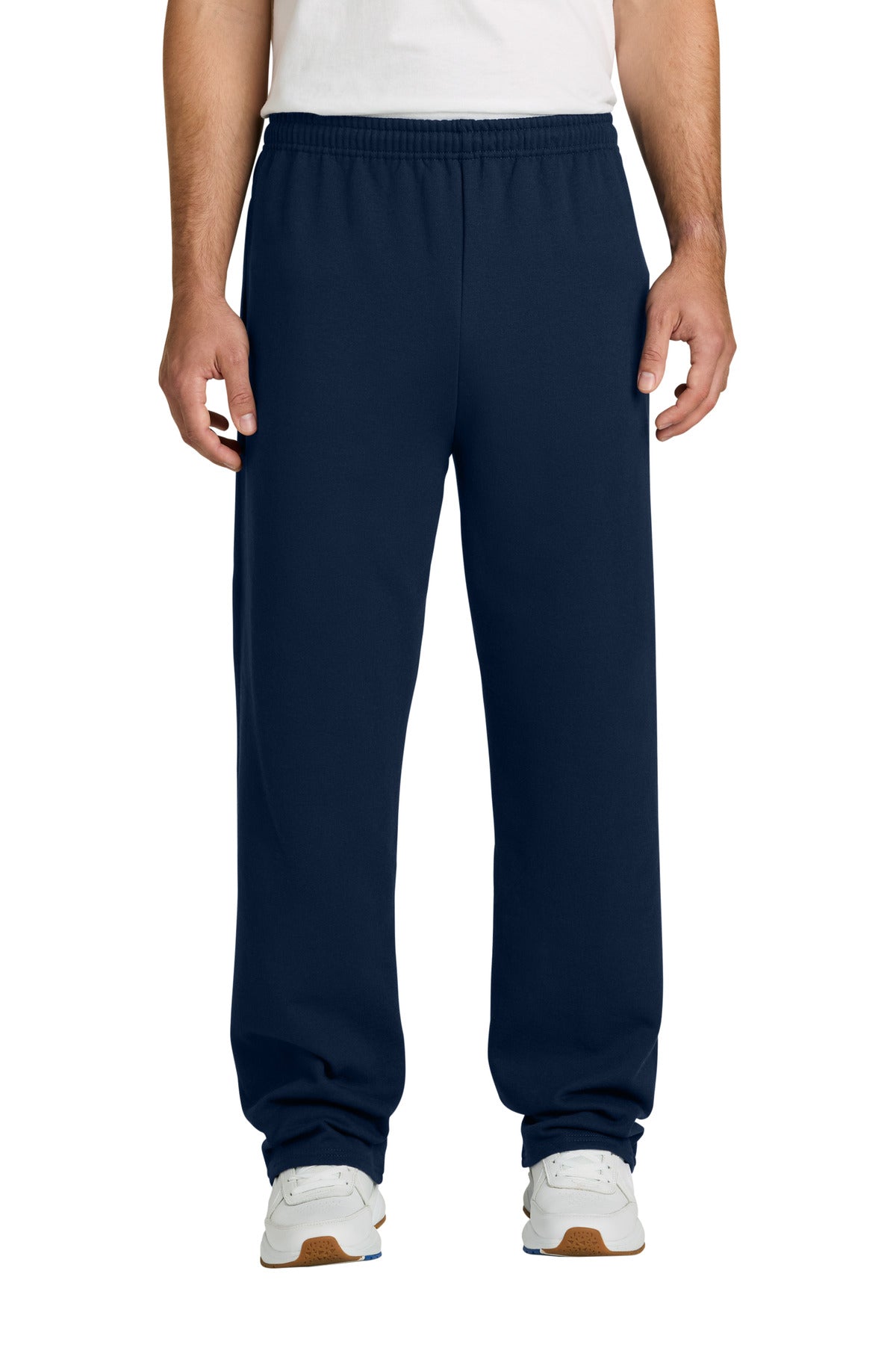 Jerzees NuBlend Open Bottom Pant with Pockets. 974MP