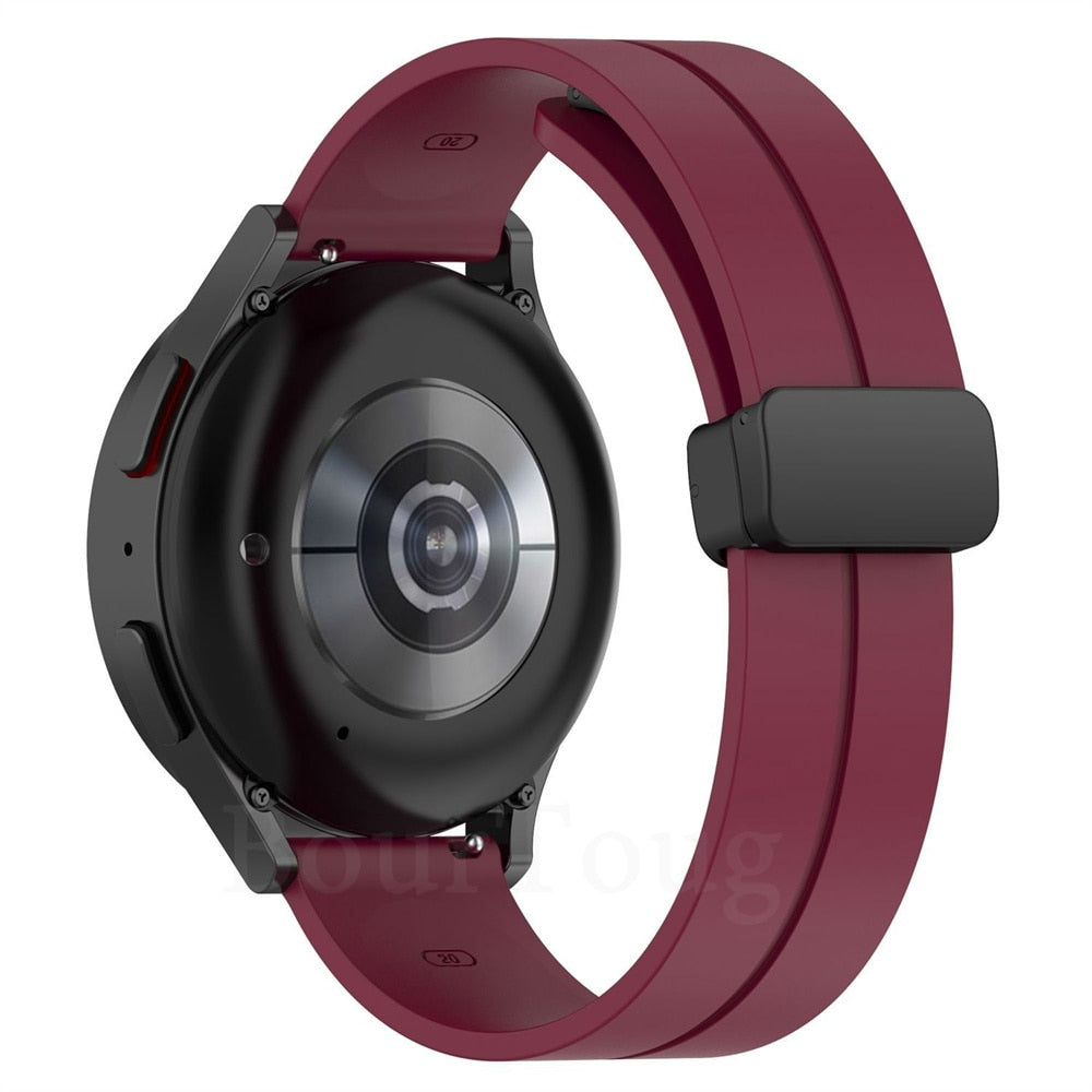 Magnetic Folding Buckle Band For HAYLOU RS4 Plus Silicone Strap For HAYLOU Sola image 11