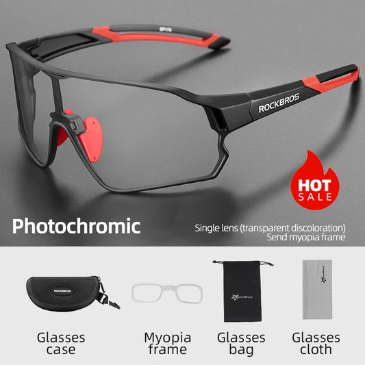 Cycling Glasses Photochromic MTB Road Bike Glasses UV400 Protection Su