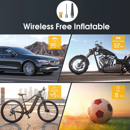 Wireless Tire Air Injector 12V Automobile Automatic Pump Portable Electric Air image 2