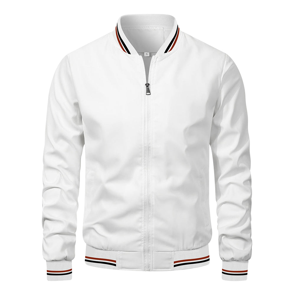Spring Summer Jacket Men Black Casual Slim Fit Baseball Men Jackets New