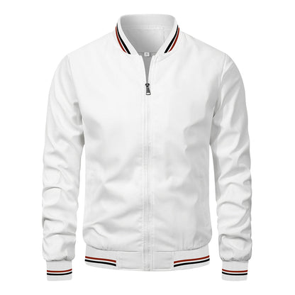 Spring Summer Jacket Men Black Casual Slim Fit Baseball Men Jackets New