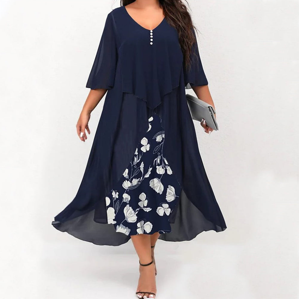 Oversized Long Dress for Women Clothing 2024 Summer Plus Size Elegant Vestidos  image 6