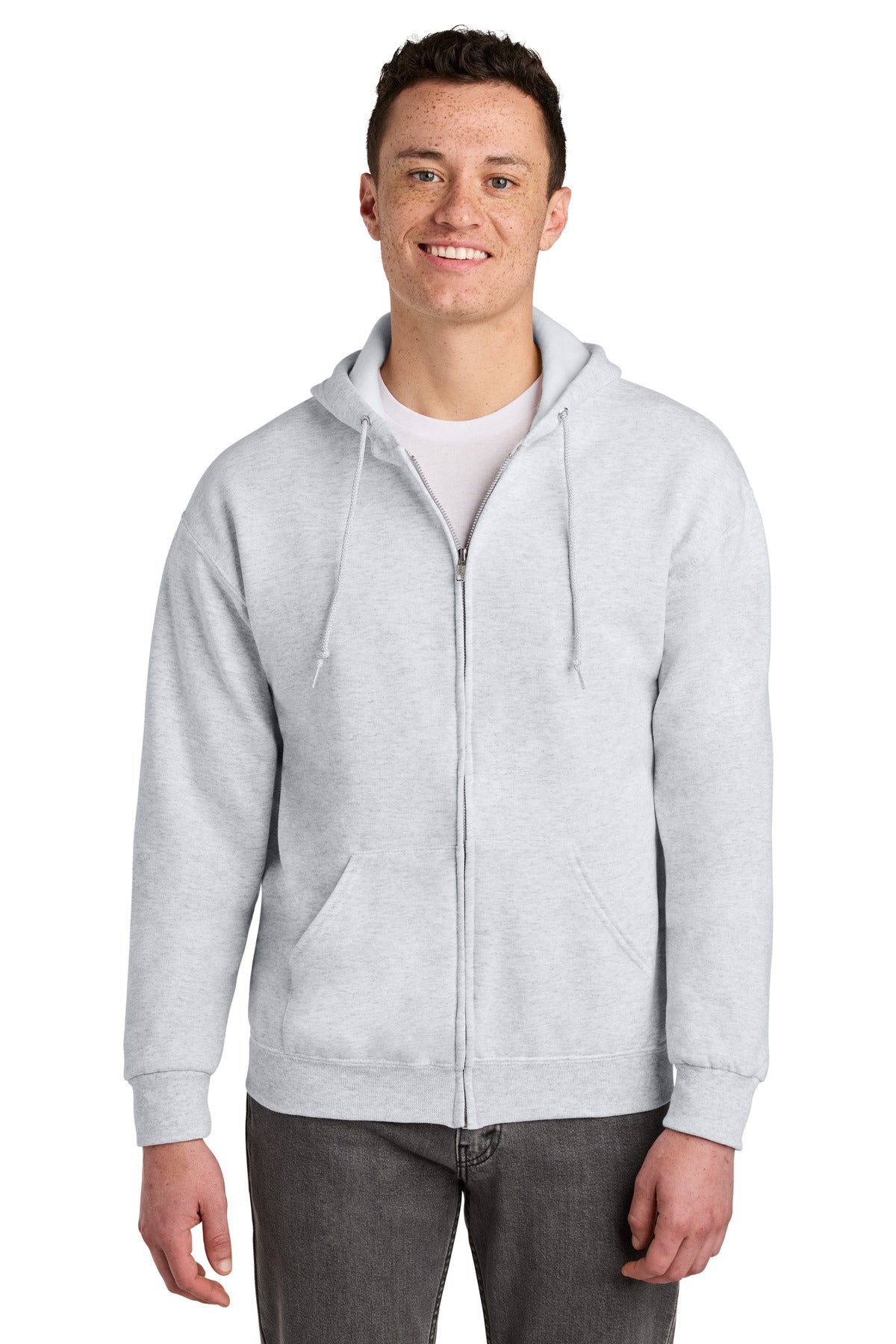 Jerzees NuBlend Full-Zip Hooded Sweatshirt.  993M