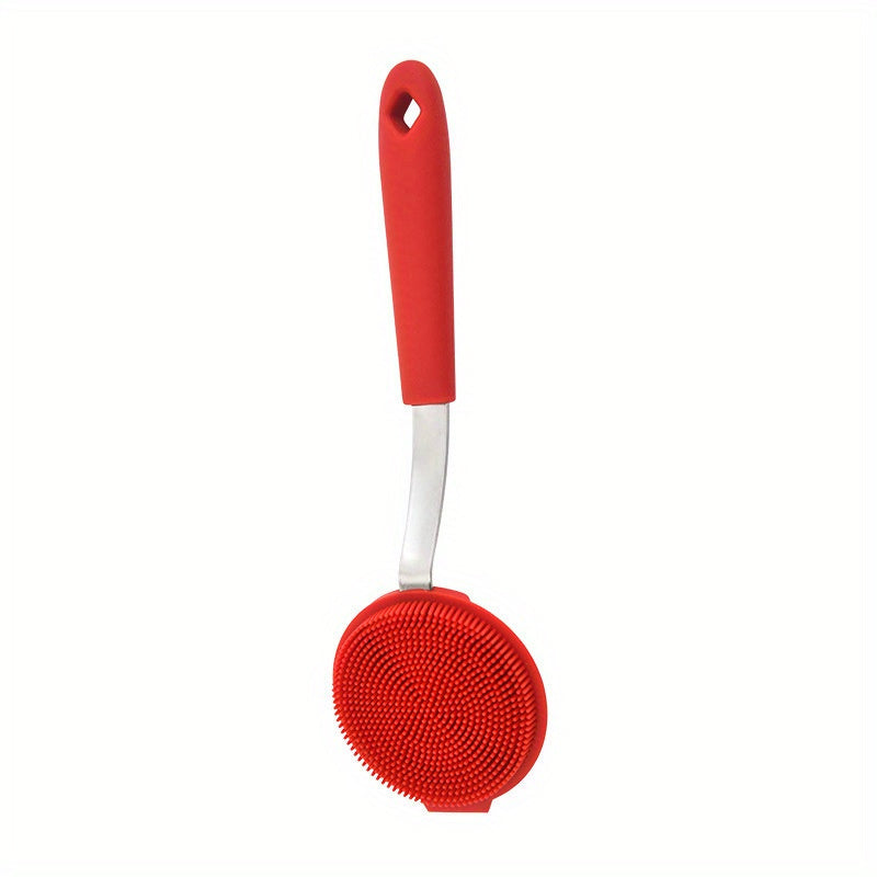 1pc, Silicone dishwashing brush, non stick, special silicone spatula, kitchen u image 5