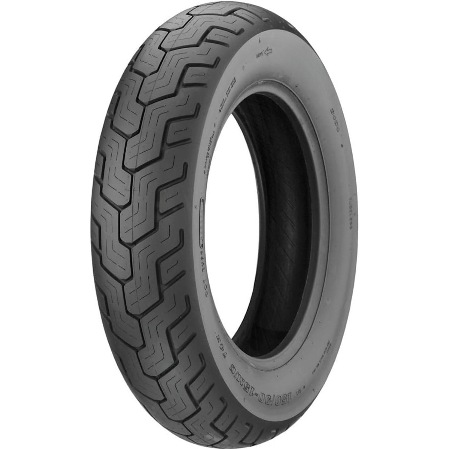 Rear Motorcycle Tire 140/90-16 (71H) Black Wall image 1