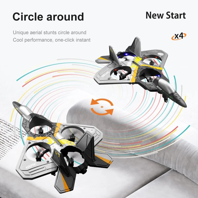 V17 RC Plane 2.4G 6CH Remote Control RC Airplanes Fighter Hobby Glider RC Plane image 9