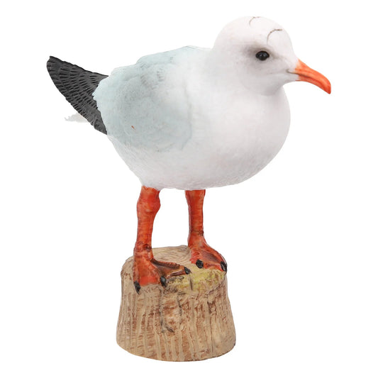 Red-billed Gull Model Garden Bird Sculpture Tabletop Decor Seagull Figurine Res image 0