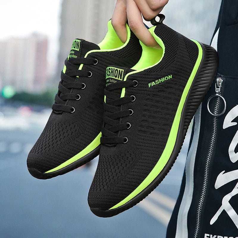 Men Women Knit Sneakers Breathable Athletic Running Walking Gym Shoes image 7