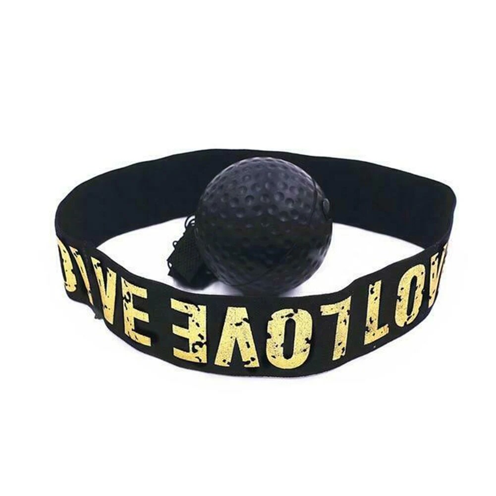 Muay Thai Boxing Speed Ball With Head Band For Sanda Boxing Fighting Speed Reac image 0