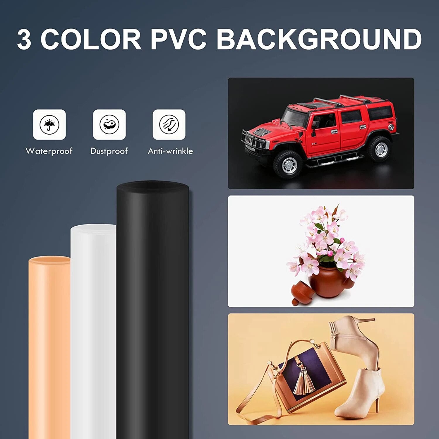 Photo Studio Light Box 16x16in 40x40cm Photography Adjustable Brightness Photo