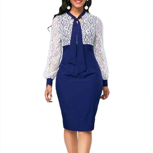 RIMIUT Women Lace Dresses Plus Size 3xl 4xl Elegant Lady Party Wedding Dresses