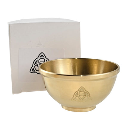 Copper Offering Bowls Triquetra Triple Moon Sage Burner Ritual Altar Energy Bal image 6