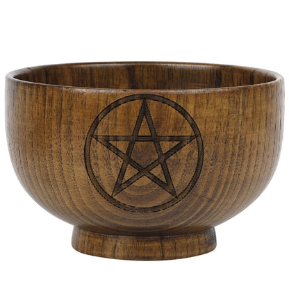 Altar Bowl Handmade Wood Bowls Ritual Tableware Ceremony Moon Divination Astrol image 1