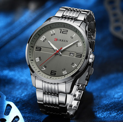 CURREN Business Men Luxury Watches Stainless Steel Quartz Wrsitwatches Male Aut image 9