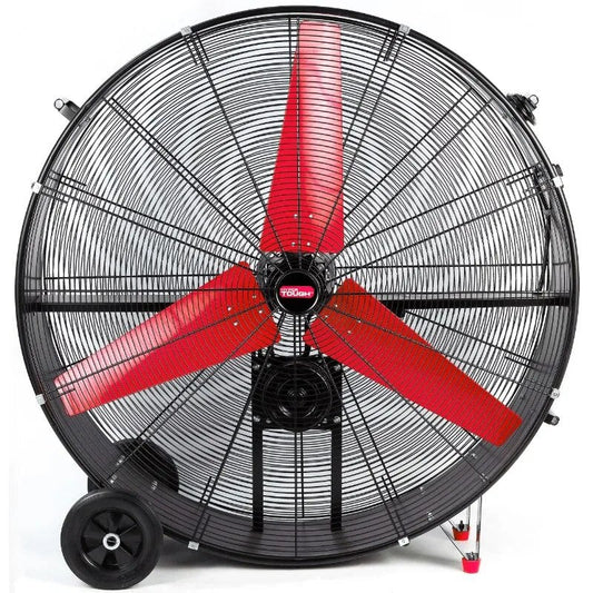 Hyper Tough 42 inch Commercial & Indrustrial Belt Drive Drum Fan Red & Black