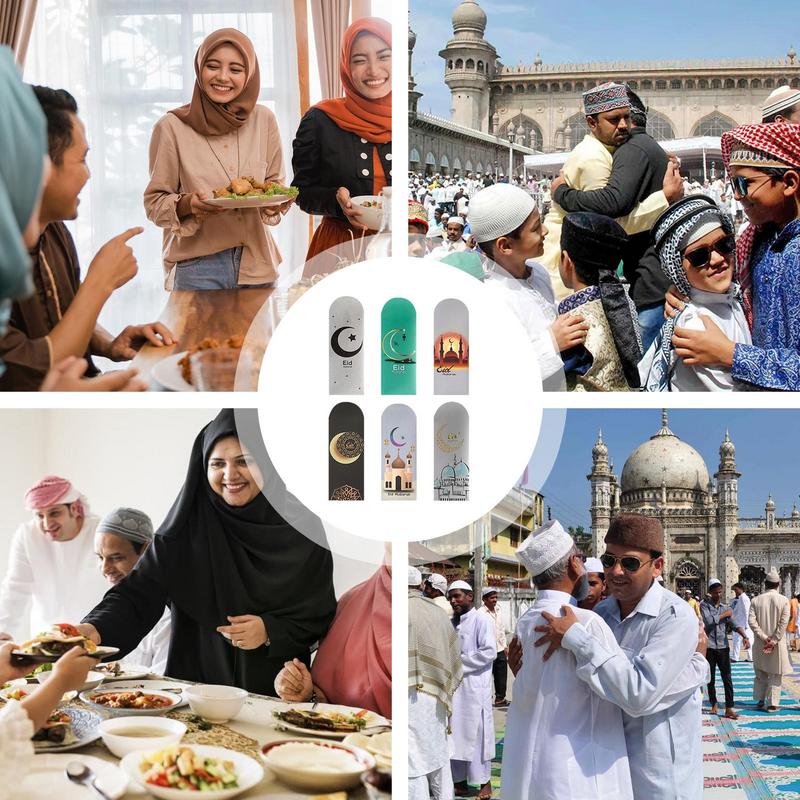 6Pcs/set Eid Mubarak Cash Envelopes Money Cards Paper Bag 2024 Ramadan Mubarak image 6