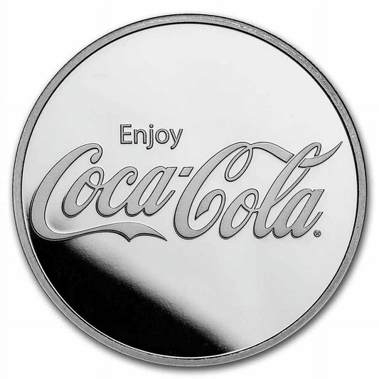 Coca-Cola® 1 oz Silver Struck Round image 0