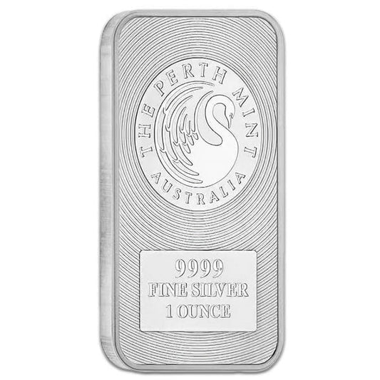 Perth Mint 1 Troy Ounce Bar, .9999 Pure Silver image 0