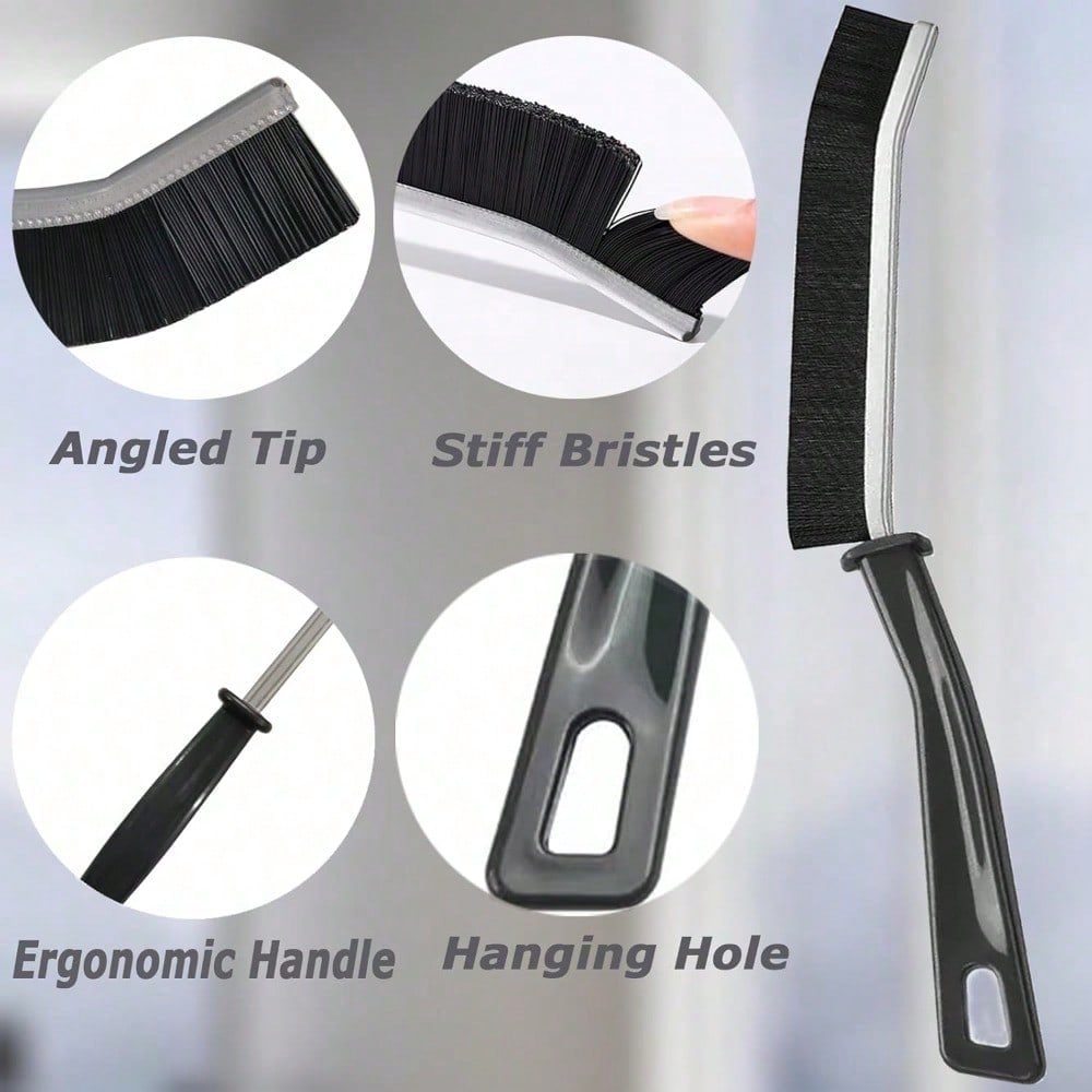 Hard Bristle Gap Cleaning Brush Set, Small Tile Grout Brush, Household Narrow G image 4