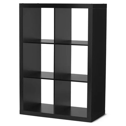 6-Cube Storage Organizer, White Texture image 0