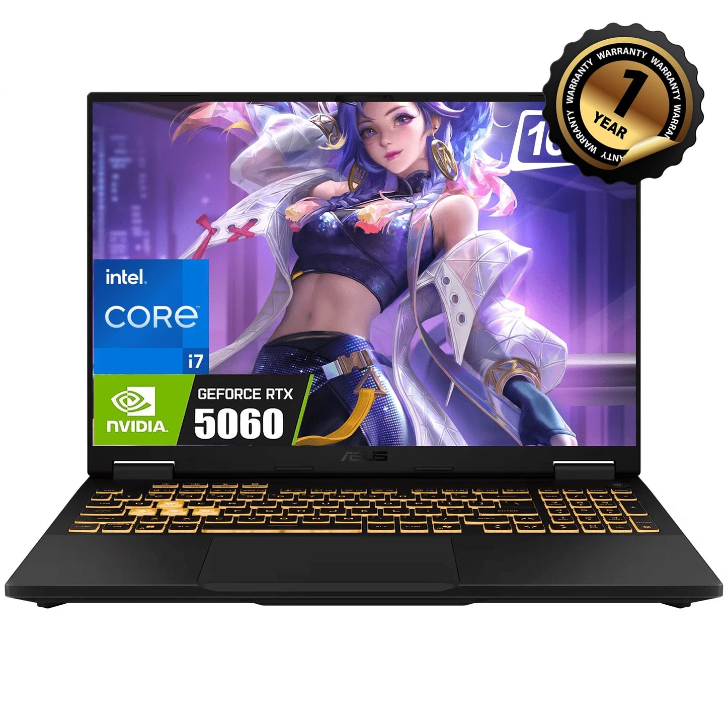 Asus Tuf Gaming F16 16" Fhd+ 165Hz Laptop - Intel I7-14650Hx, 32Gb Ram, Rtx 5060, 1Tb Ssd, Jaeger Gray, Windows 11 Home