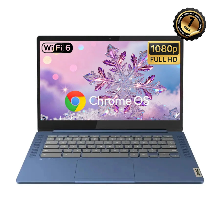 Lenovo Ideapad Slim 3 14'' Full Hd Chromebook,Mediatek Kompanio 520,4Gb Ram,320Gb Storage(64Gb Emmc+256Gb Sd Card),Chrome Os