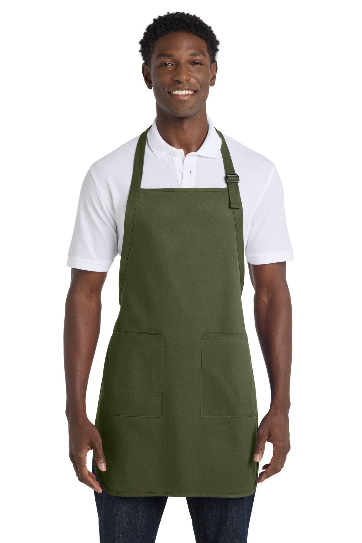 Port Authority Full-Length Apron with Pockets.  A500