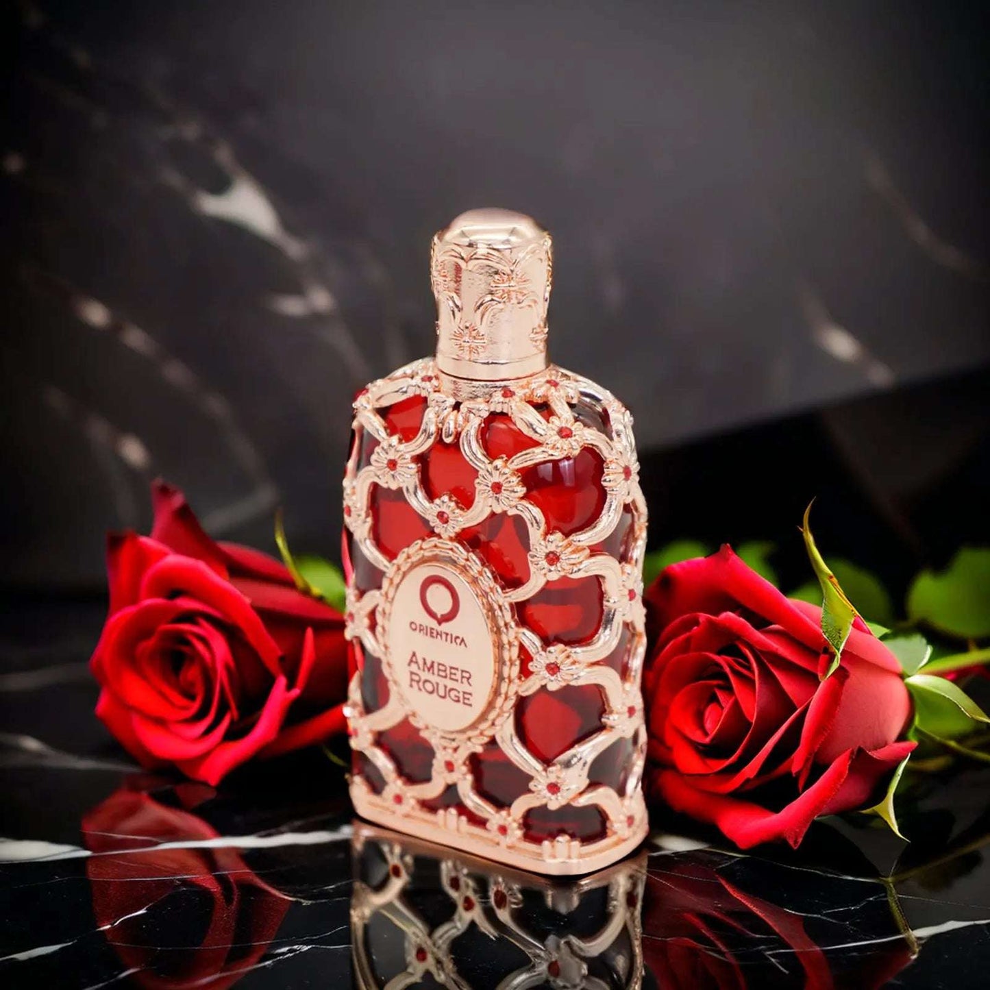 Oriental Royal Amber Rouge Women Perfume - 2.7OZ, Long-Lasting Floral Scent With Alcohol-Free Formula Suitable Christmas Gift