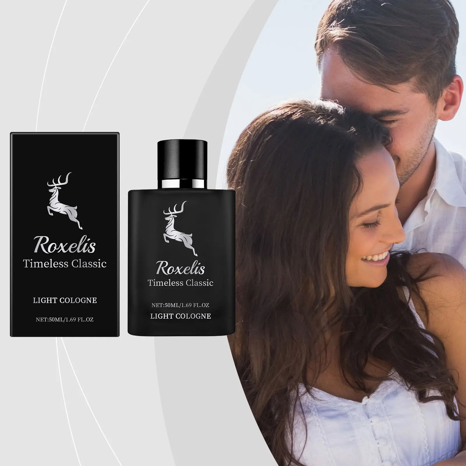50Ml Cologne Perfume Classic Charm Long Lasting Fresh Natural Scent Woody Base Notes Elegant Aroma Day Night Fragrance