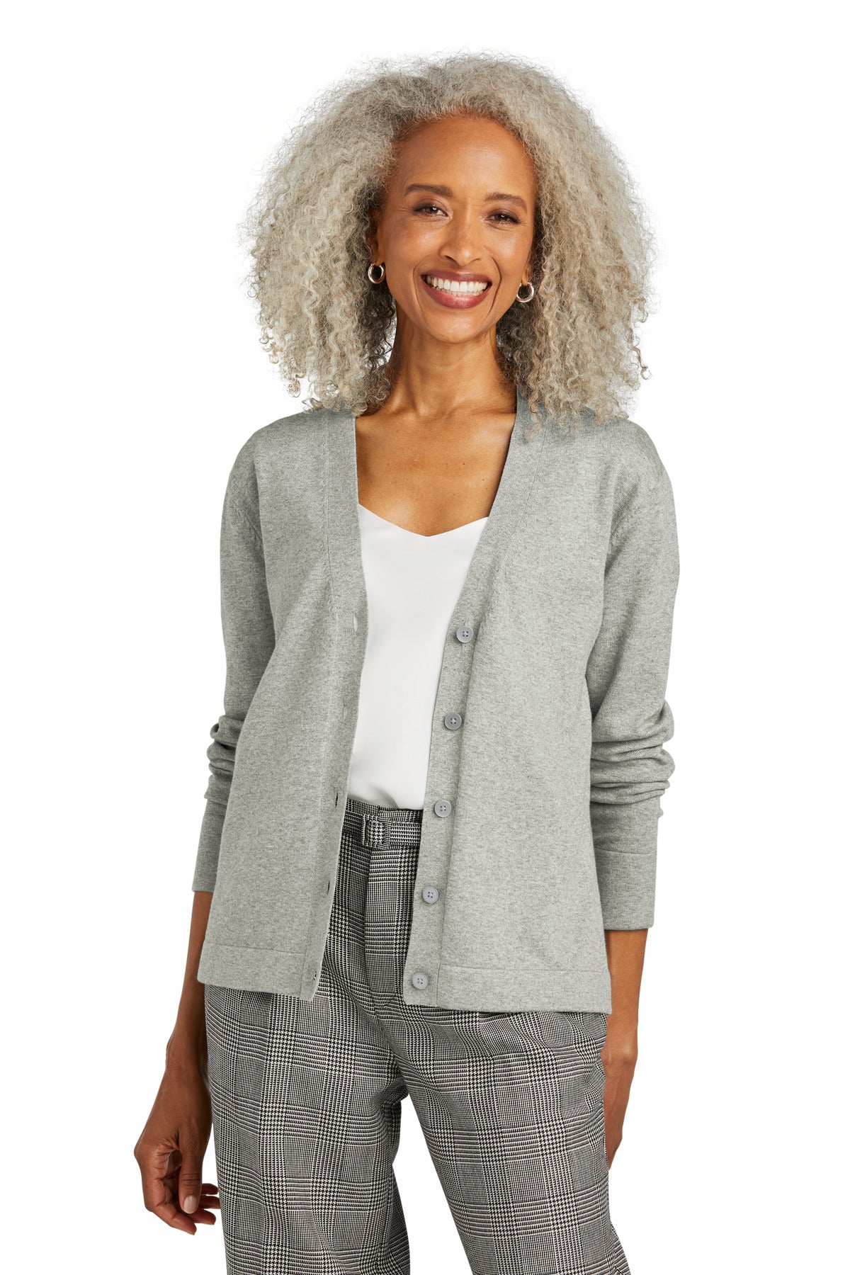 Brooks Brothers Women's Cotton Stretch Cardigan Sweater BB18405
