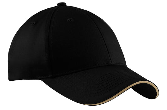 Port Authority® Cotton Twill Sandwich Bill Cap.  CP85